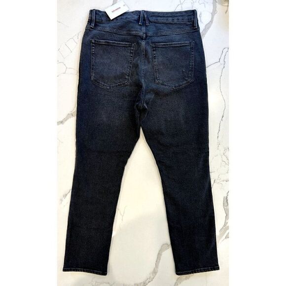 Good American NWT GL625T Good Classic Jeans in Faded Black Size 14 - Picture 2 of 4